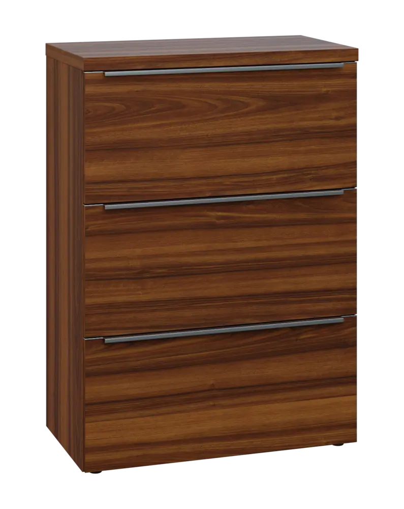 SIN 3 - 83Z kancelářská skříň, 3-zásuvková, 1120x800x400, ořech královský